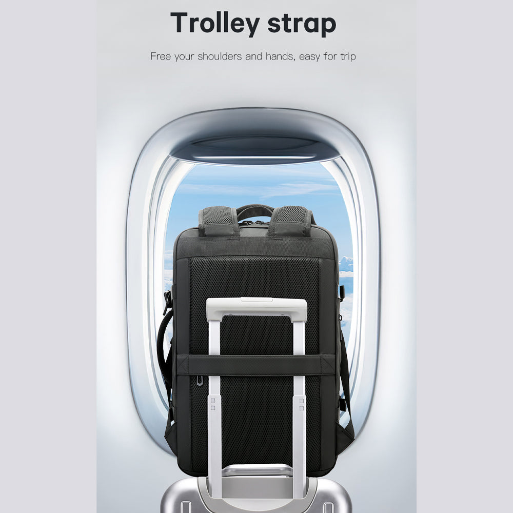 BANGE Magnus Multi Compartment Big Capacity Water Resistant Hiking Travel Business Laptop Backpack电脑包