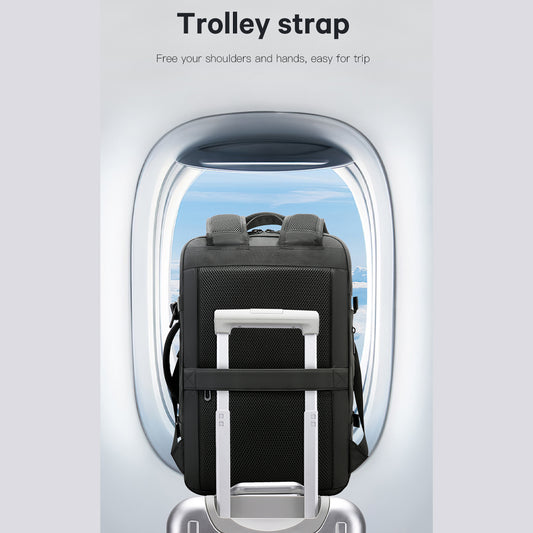 BANGE Magnus Multi Compartment Big Capacity Water Resistant Hiking Travel Business Laptop Backpack电脑包