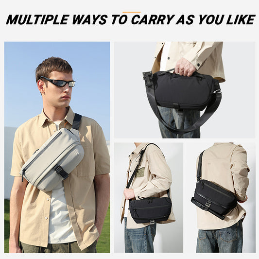 BANGE Harcus Sling Bag Men's Multi Compartment Water-Resistant