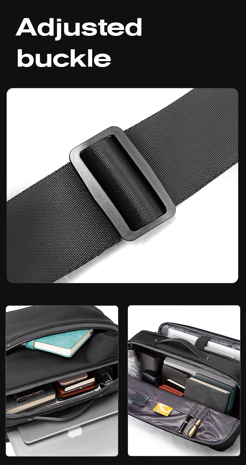 BANGE Slash Laptop Bag Briefcase Office Work Men Business 2-way Water Repellent (15.6")