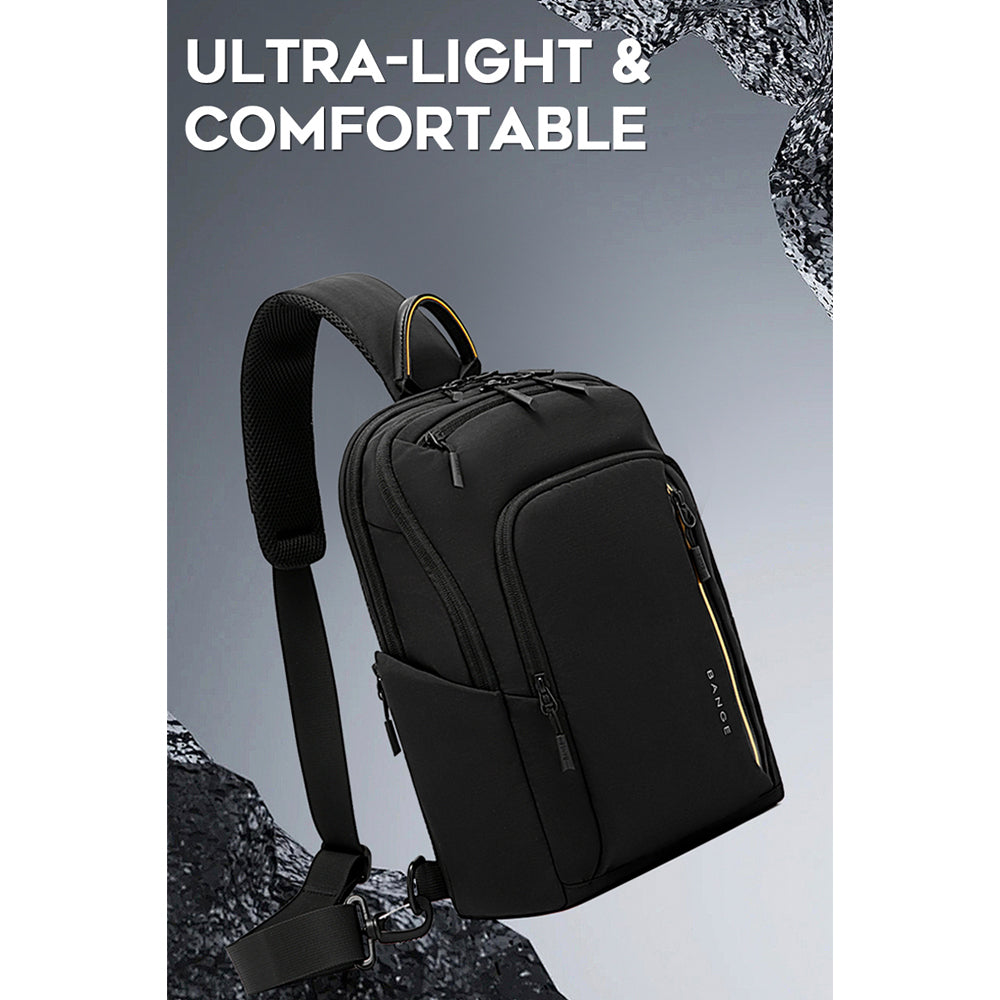 BANGE Riven Sling Bag Men's Multi Compartment Water-Resistant