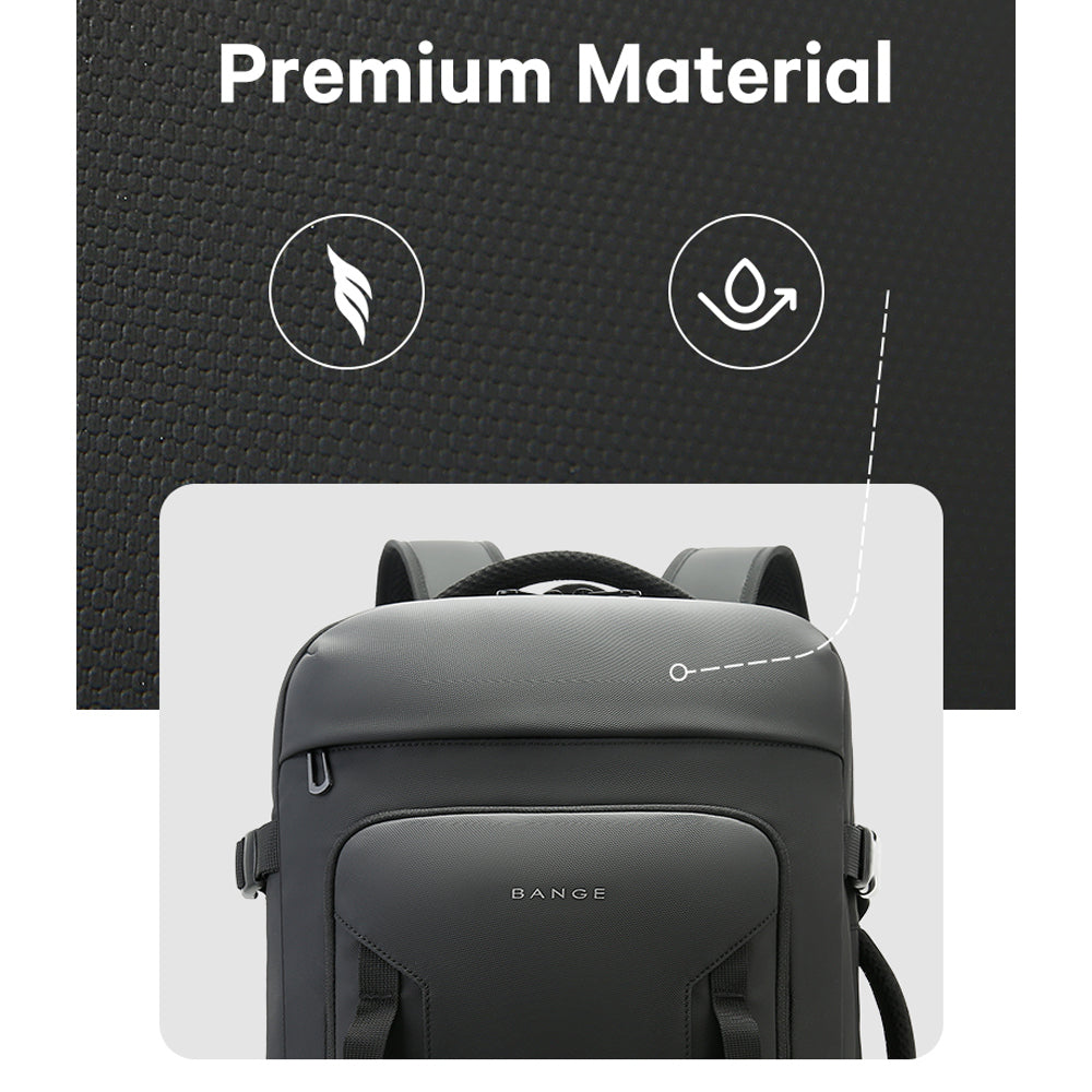 BANGE Magnus Multi Compartment Big Capacity Water Resistant Hiking Travel Business Laptop Backpack电脑包