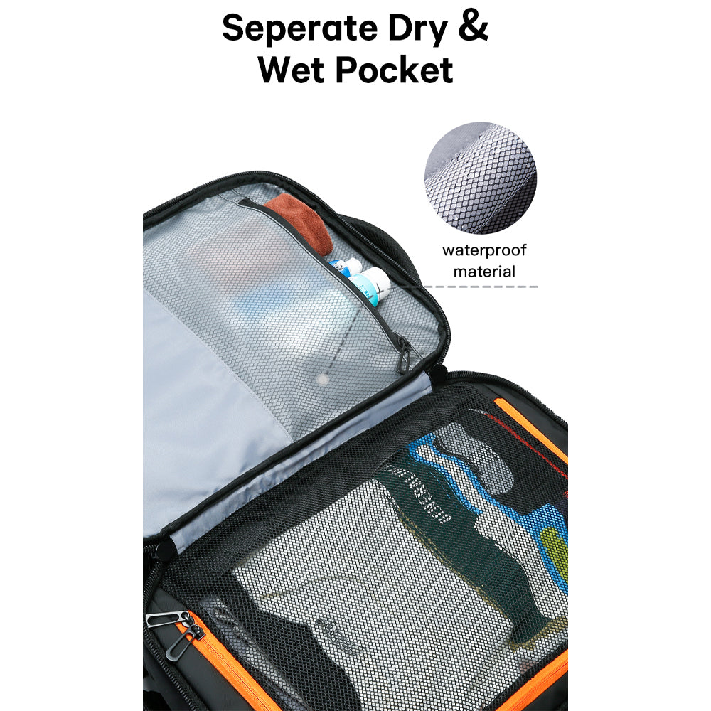 BANGE Magnus Multi Compartment Big Capacity Water Resistant Hiking Travel Business Laptop Backpack电脑包