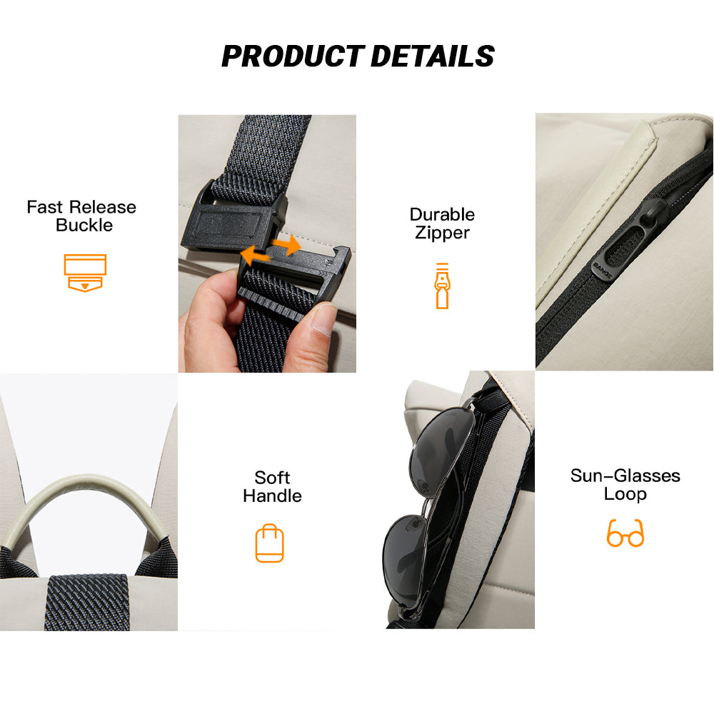 BANGE Neris Laptop Backpack Multi-Compartment Water Resistant (15.6")