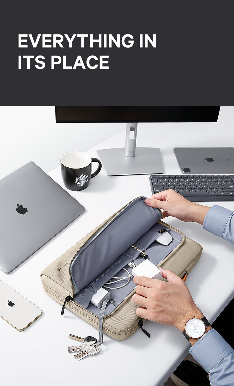 BANGE Laptop Bag with Handle Soft Protective Sleeve (14/15.6)