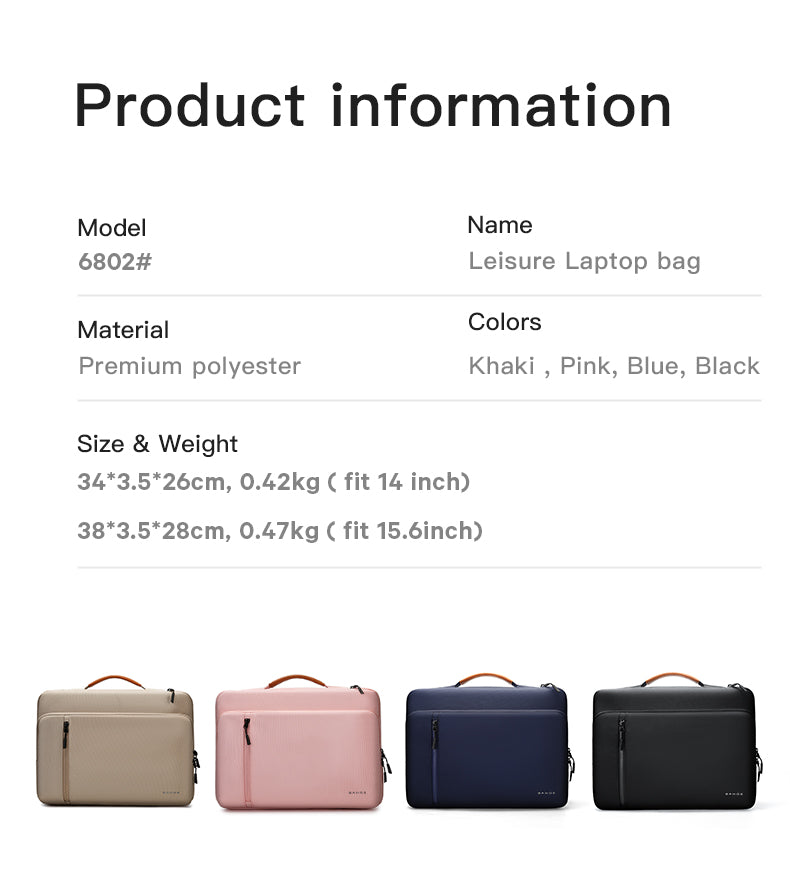 BANGE Laptop Bag with Handle Soft Protective Sleeve (14/15.6)