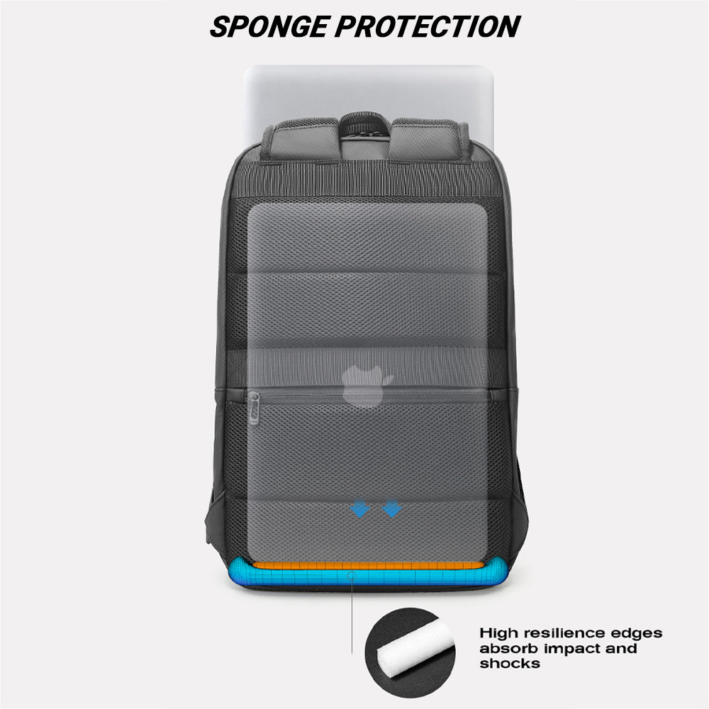 BANGE Rift Laptop Backpack Multi Compartment Water Resistant (15.6‘’)