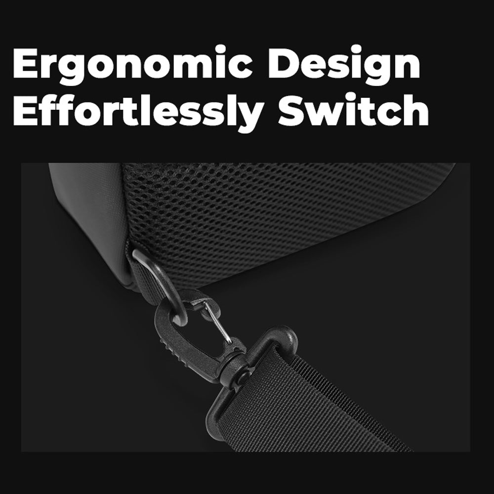 BANGE Bront Sling Bag Men's Multi Compartment Water-Resistant