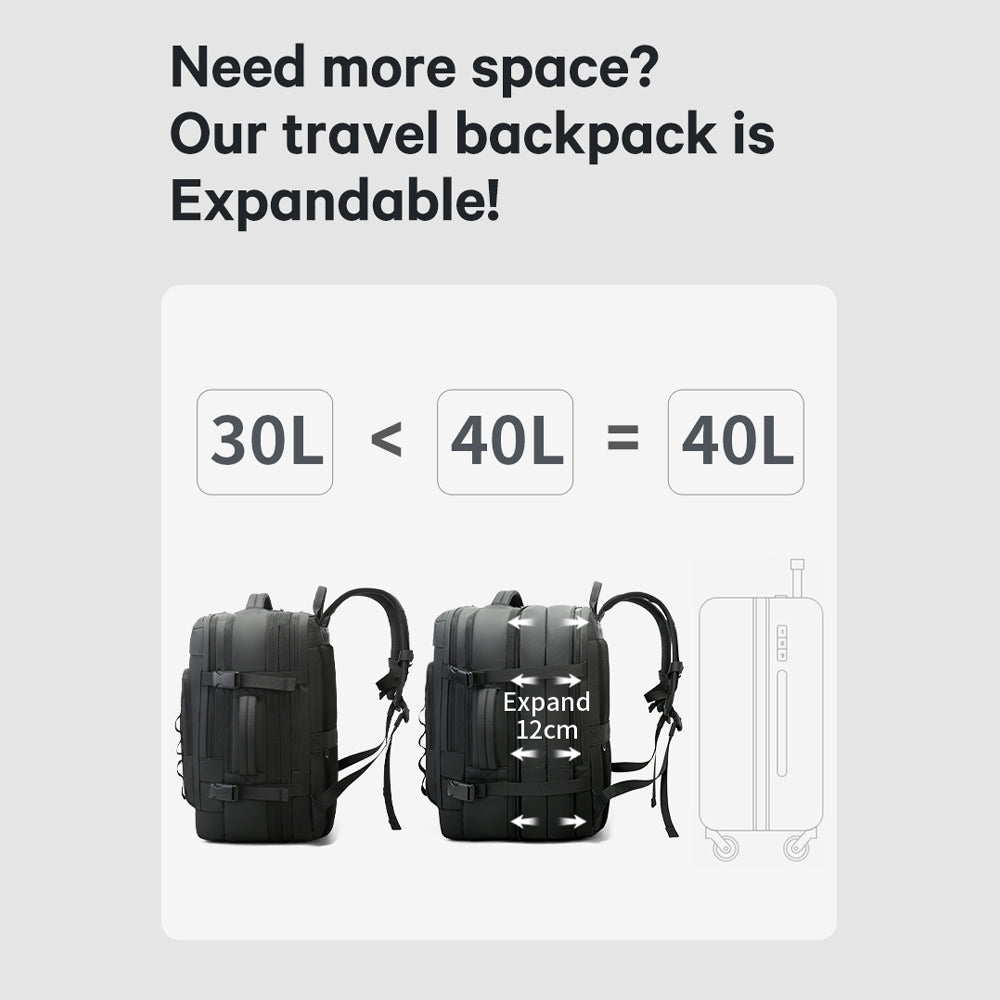 BANGE Magnus Multi Compartment Big Capacity Water Resistant Hiking Travel Business Laptop Backpack电脑包