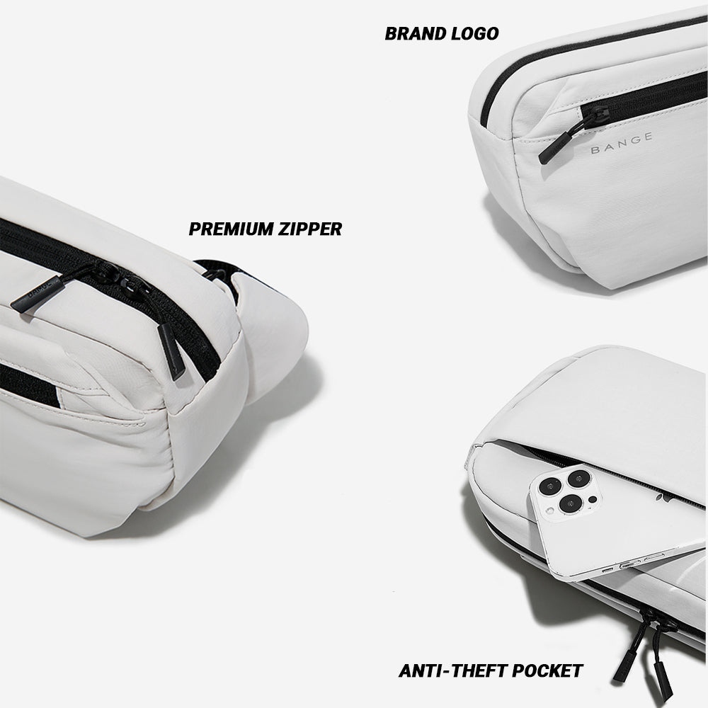 BANGE Revon Sling Bag Men's Multi Compartment Water-Resistant