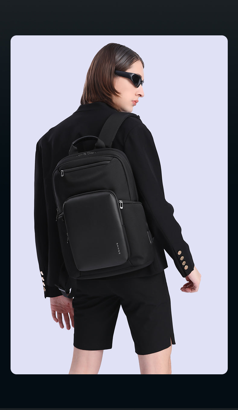 Bange Raven Laptop Backpack Multi-Compartment Water Resistant (15.6”) Fashion Beg Laptop College Backpack