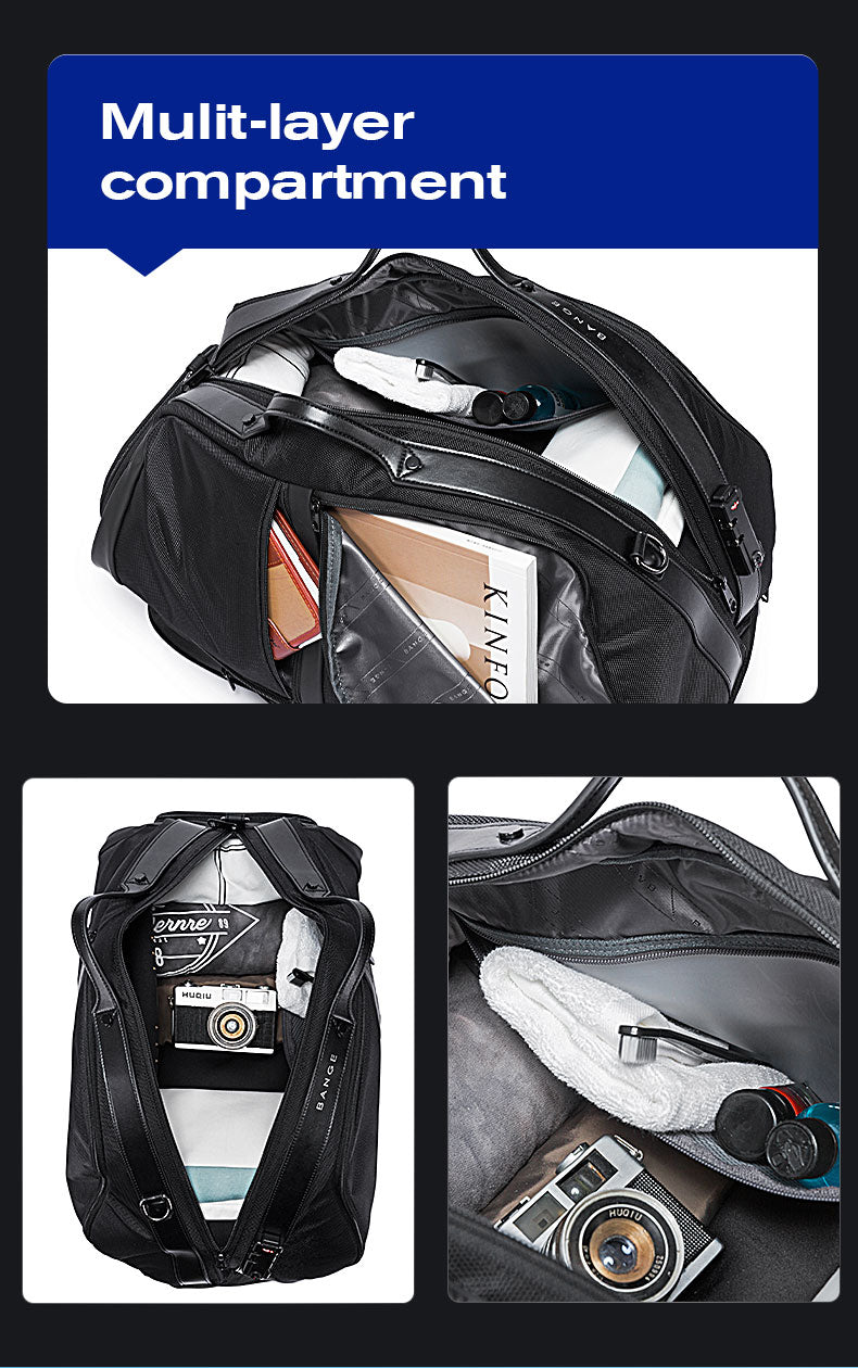 Bange Viper Duffle Bag Anti-Theft TSA Lock Multifunctional Gym Bag Sport Bag Hiking Bag Duffel Weekender bag