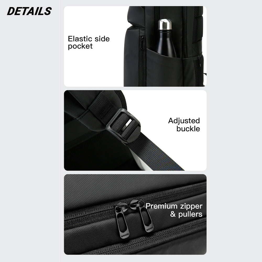 BANGE Rift Laptop Backpack Multi Compartment Water Resistant (15.6‘’)