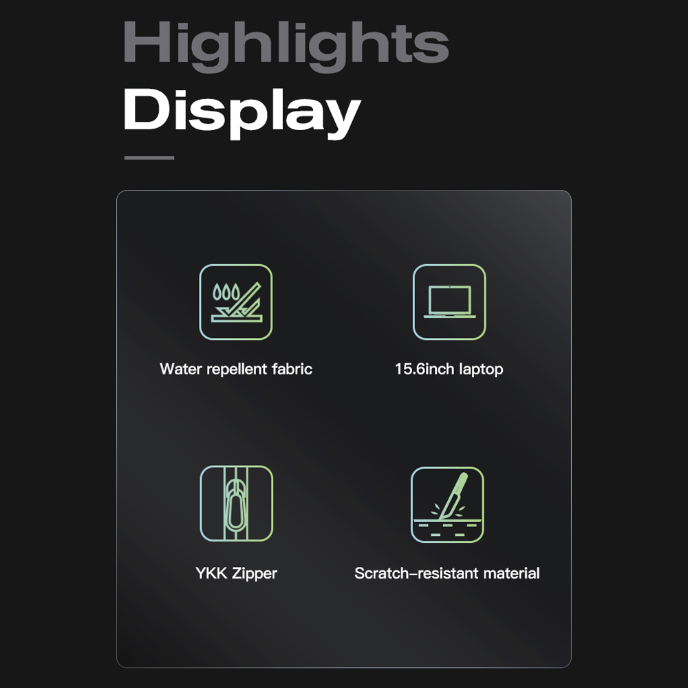 Bange Raze Laptop Backpack with Multi-Compartment Water Resistant (15.6”) Shoe Compartment Laptop College Backpack