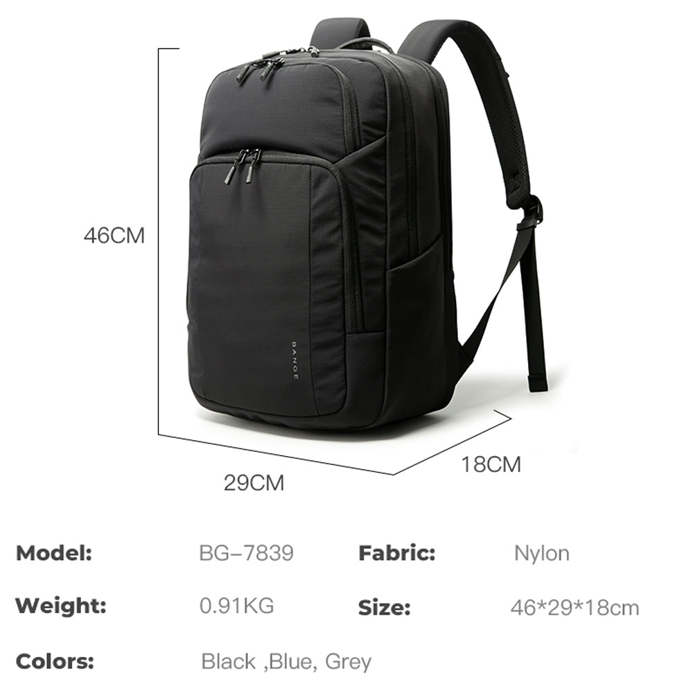BANGE Slash Laptop Backpack Multi-Compartment Water Resistant (15.6")