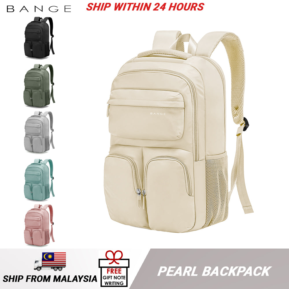 Bange Pearl Laptop Backpack Water Resistant Travel Backpack Laptop Bag (15.6'')
