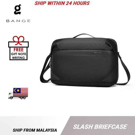 BANGE Slash Laptop Bag Briefcase Office Work Men Business 2-way Water Repellent (15.6")