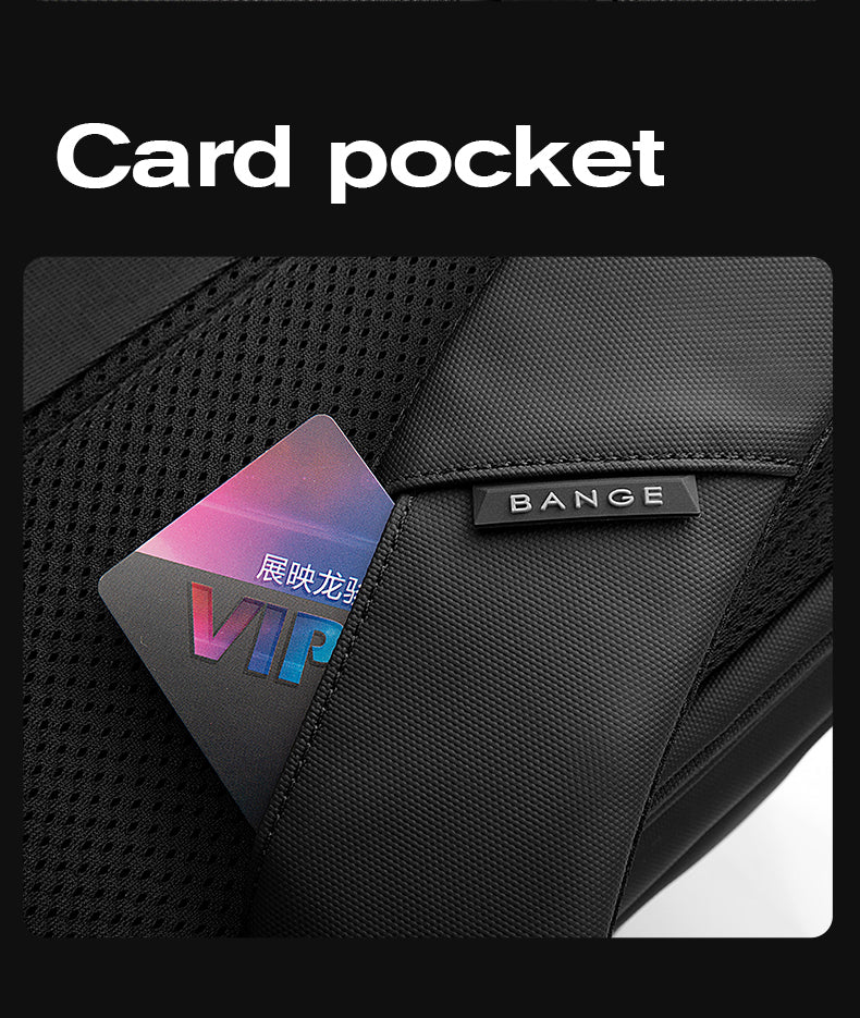 Bange Daze Laptop Backpack Multi-Compartment Water Resistant (15.6”) Fashion Beg Laptop College Backpack 电脑包