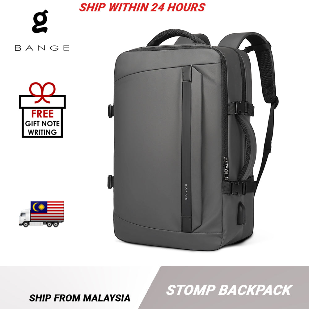 BANGE Stomp Laptop Backpack / Travel Backpack with USB Charging Port