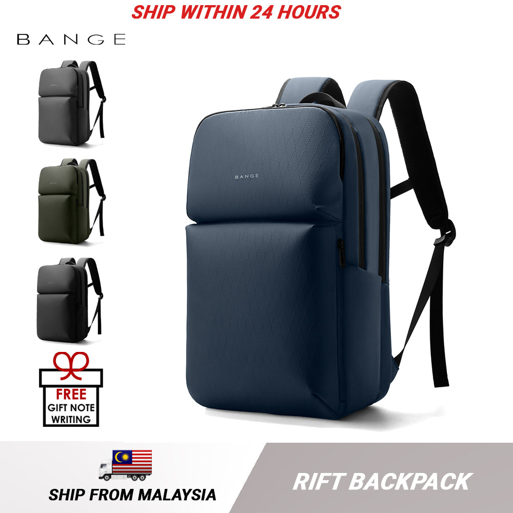 BANGE Rift Laptop Backpack Multi Compartment Water Resistant (15.6‘’)