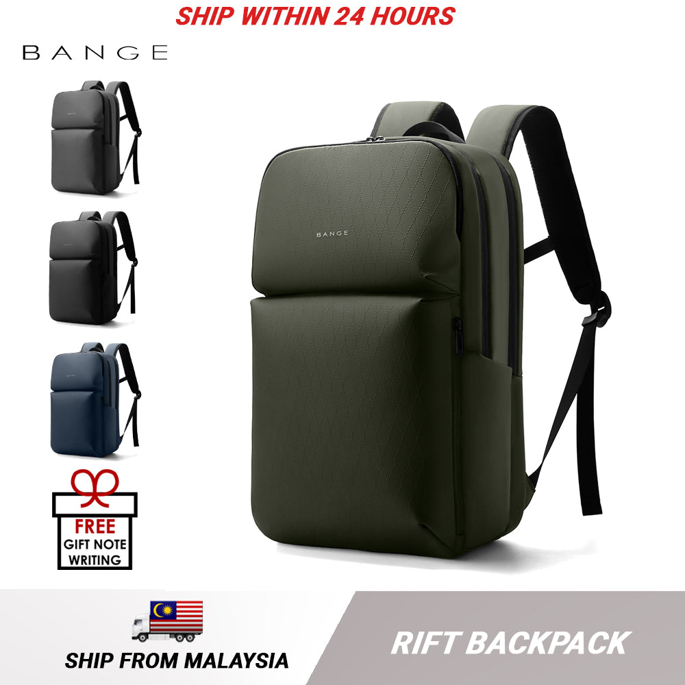BANGE Rift Laptop Backpack Multi Compartment Water Resistant (15.6‘’)