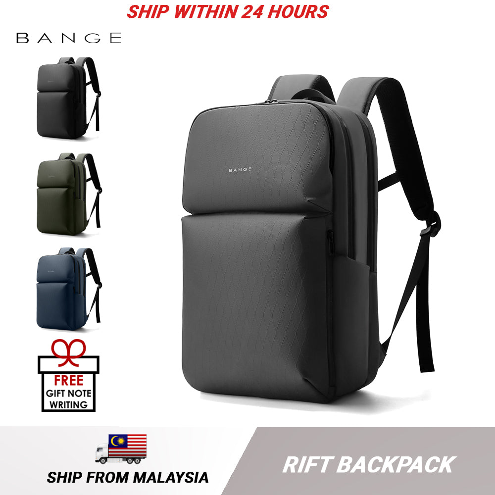 BANGE Rift Laptop Backpack Multi Compartment Water Resistant (15.6‘’)