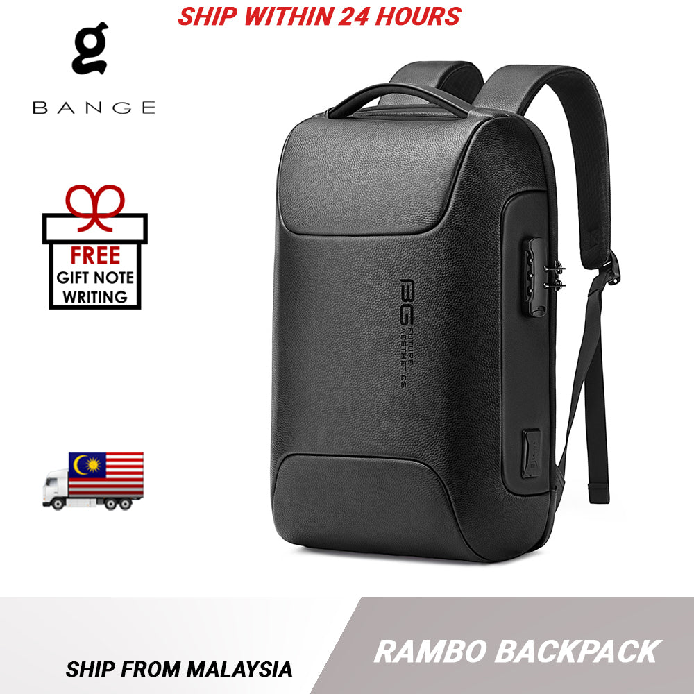 Bange Rambo 15.6inch Business Multi Compartment Water Resistant Laptop Backpack