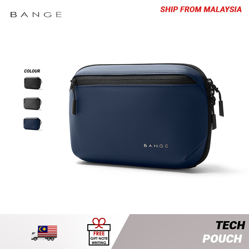 BANGE Tech Pouch Organizer Case Gadget Travel Bag Portable Storage Gadget Pouch