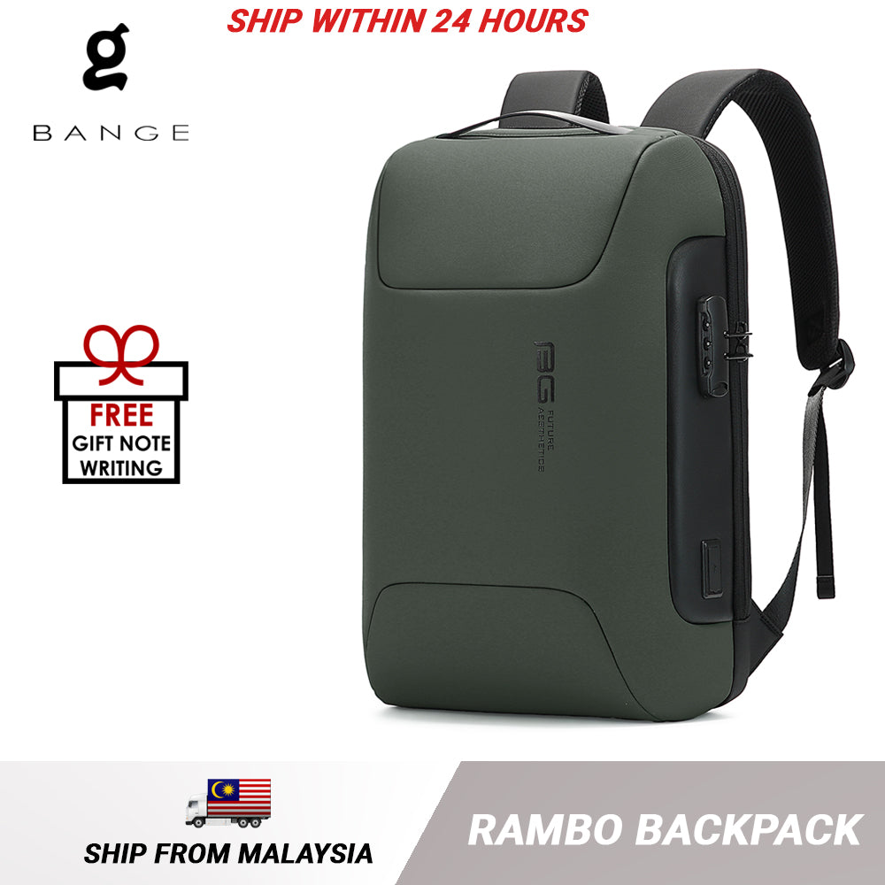 Bange Rambo 15.6inch Business Multi Compartment Water Resistant Laptop Backpack