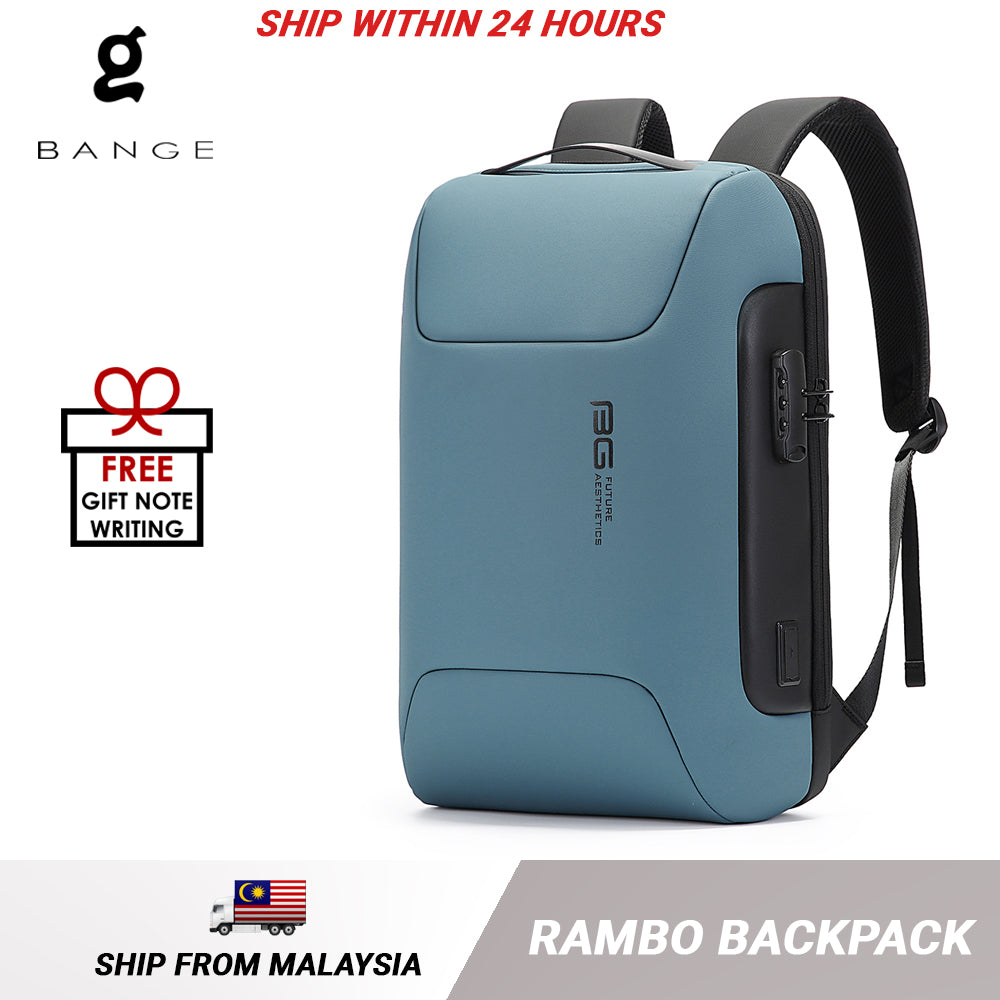 Bange Rambo 15.6inch Business Multi Compartment Water Resistant Laptop Backpack