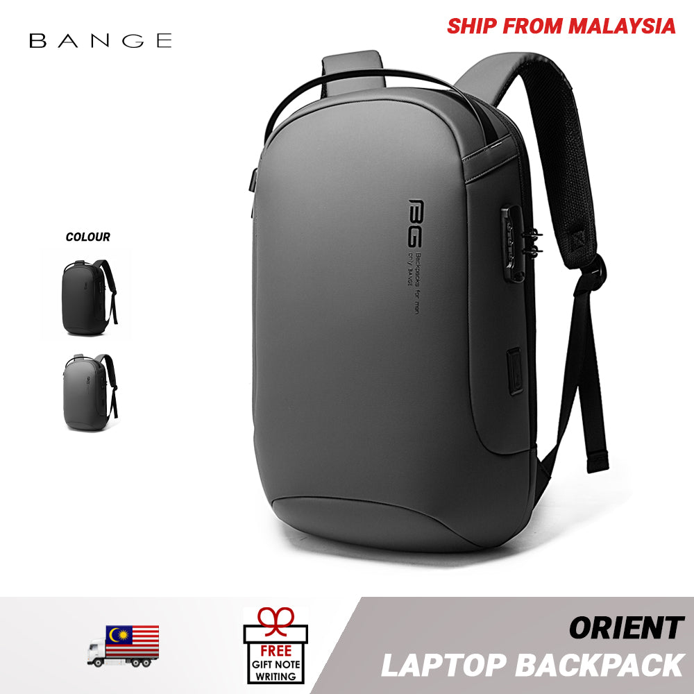 Bange Orient 15.6inch Business Multi Compartment Water Resistant Laptop Backpack with USB Charging Port