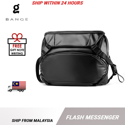 BANGE Flash Messenger Bag Shoulder Bag Large Capacity Outdoor Bag fits 13inch Tablet
