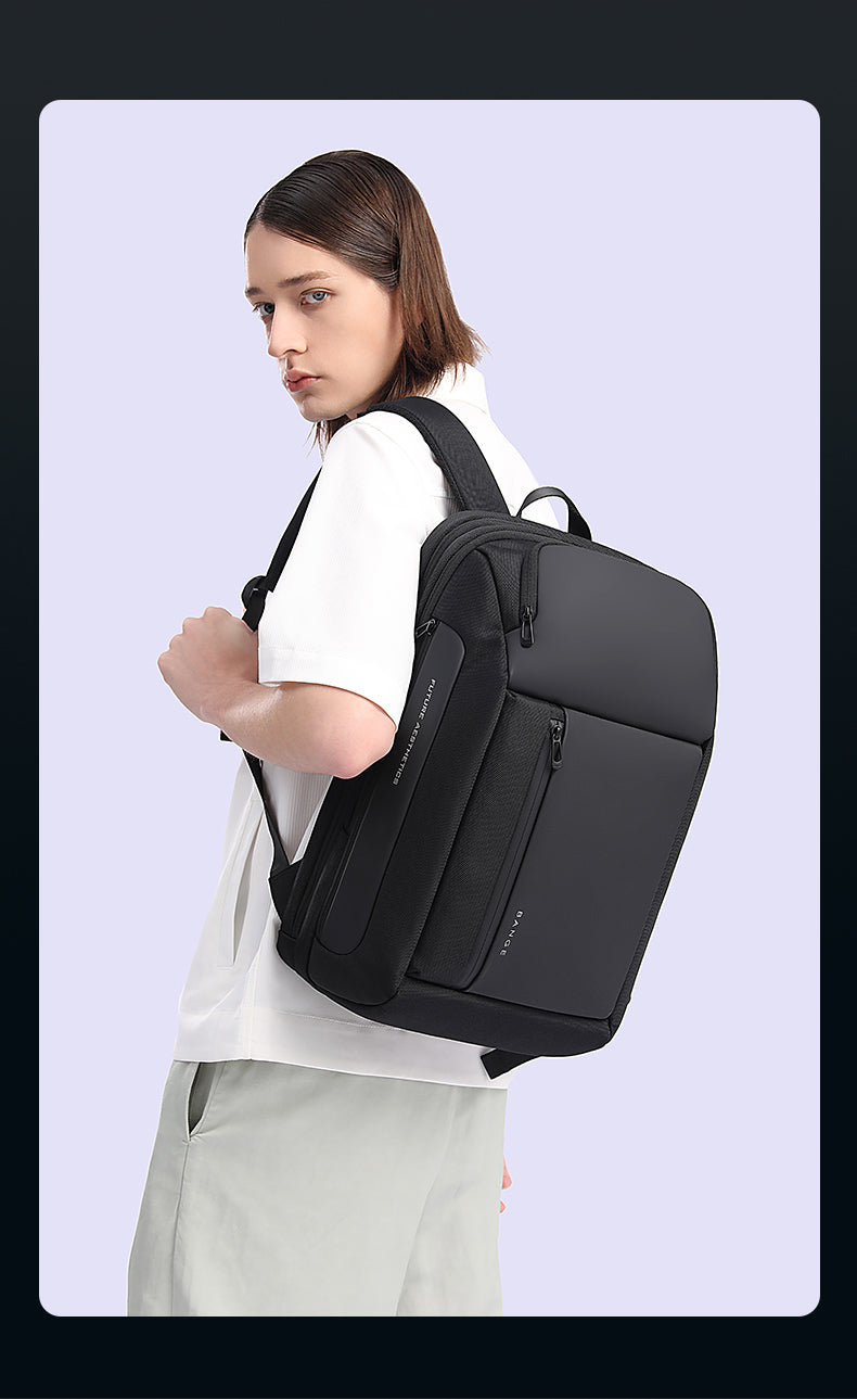Bange Titan Laptop Backpack Water-Resistant and Multi Compartment USB Charging Business Professional Travel (15.6")