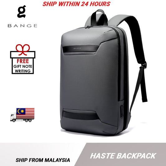 Bange Haste Laptop Backpack Multi-Compartment Water Resistant (15.6”) Fashion Beg Laptop College Backpack