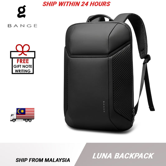 Bange Luna Laptop Backpack Multi-Compartment Water Resistant (15.6”) Fashion Beg Laptop College Backpack