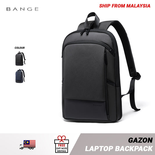 (15.6"/17.3'')Bange Gazon Expandable Light Water Resistant Anti-Theft Business Laptop Backpack Laptop Bag