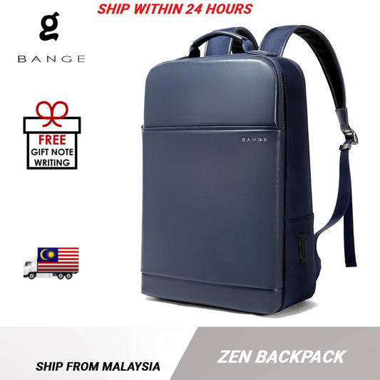 Bange Zen Laptop Backpack Multi-Compartment Water Resistant (15.6”) Fashion Beg Laptop College Backpack