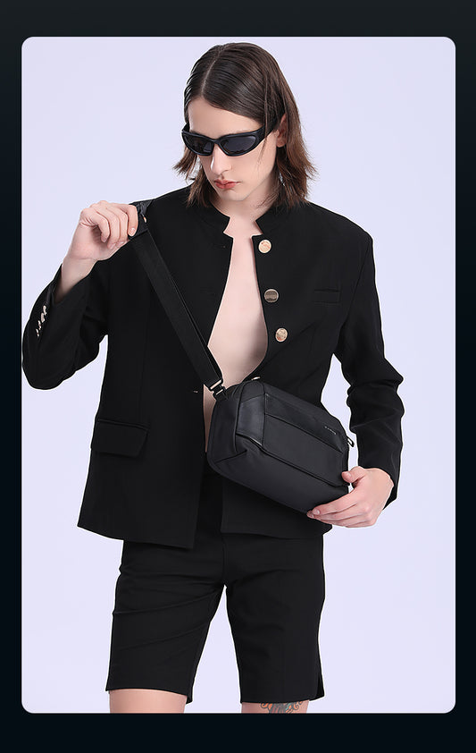 Bange Luxe Sling Bag Multi Compartment Water-Resistant Men's Bag Fashion Sling Bag (6.5")