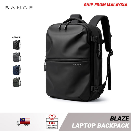BANGE Blaze Travel Laptop Backpack Multi Compartment Water-Resistant (15.6)