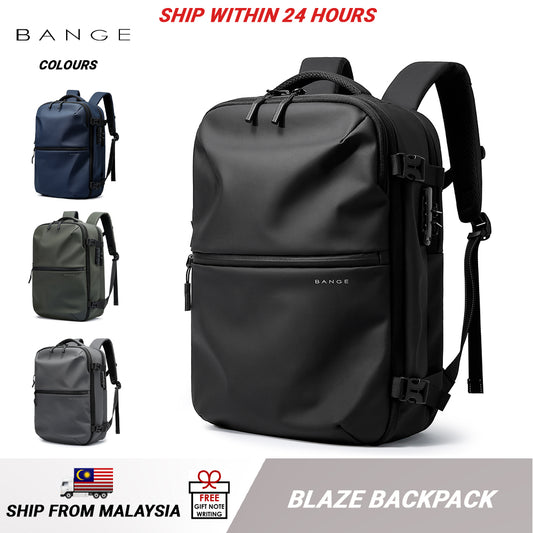 BANGE Blaze Travel Laptop Backpack Multi Compartment Water-Resistant (15.6)