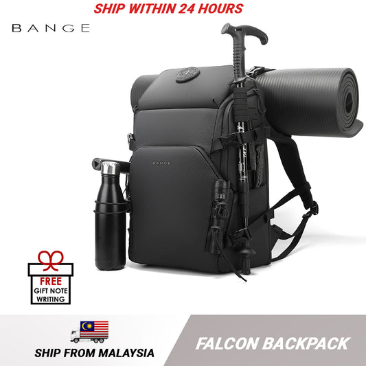 BANGE Falcon Multi Compartment Hiking Travel Laptop Backpack