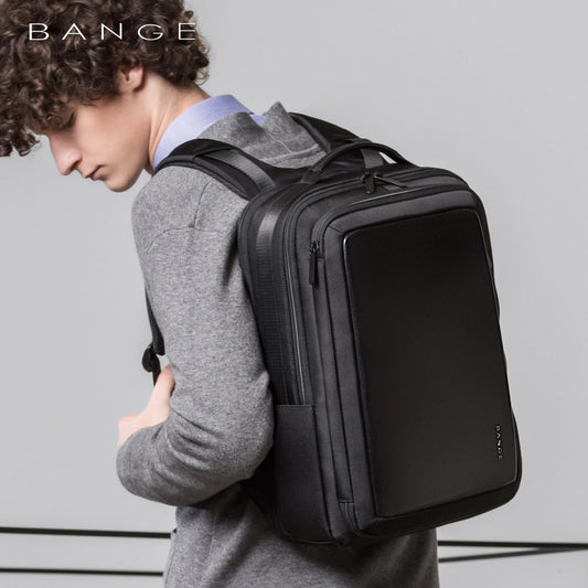 Bange Kome Expandable USB Multi Compartment Big Capacity Bottle Business Outdoor Travel Ultralight Laptop Backpack