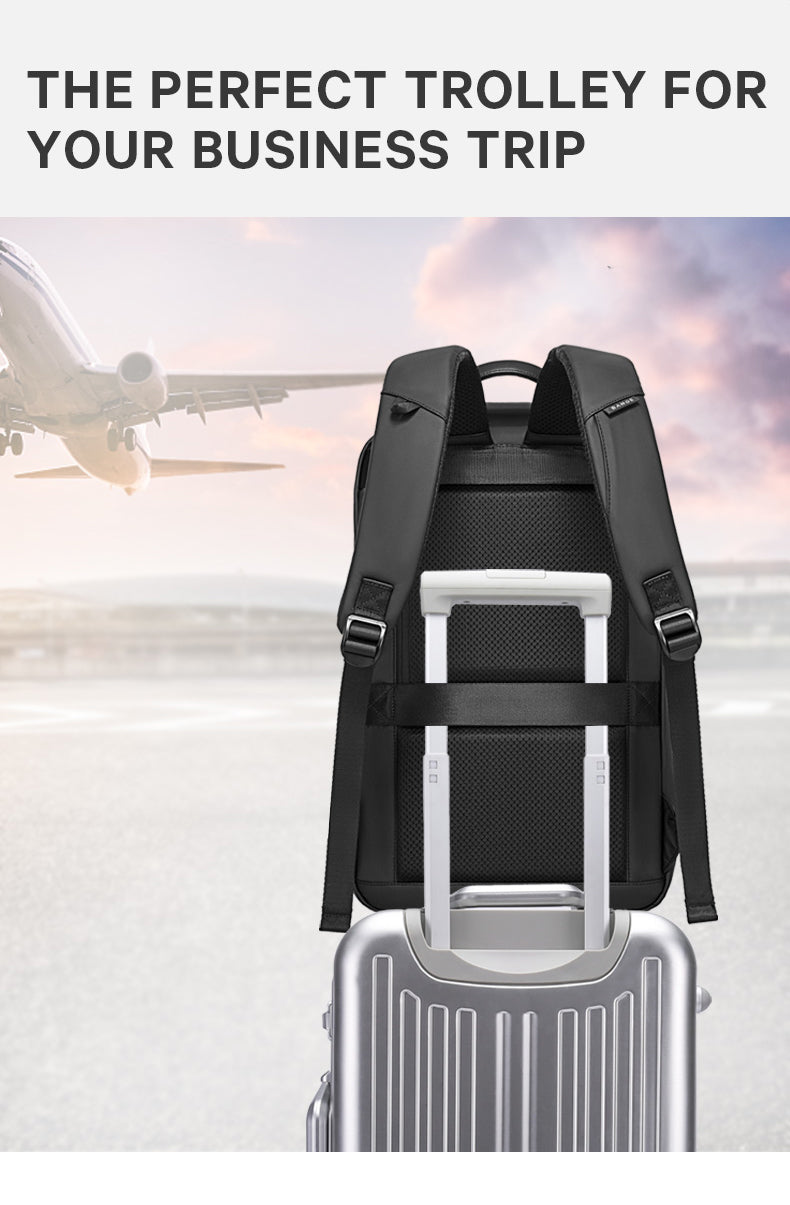Bange Scorch 15.6inch Business Multi Compartment Stylish Antitheft Laptop Backpack with USB Charging Port