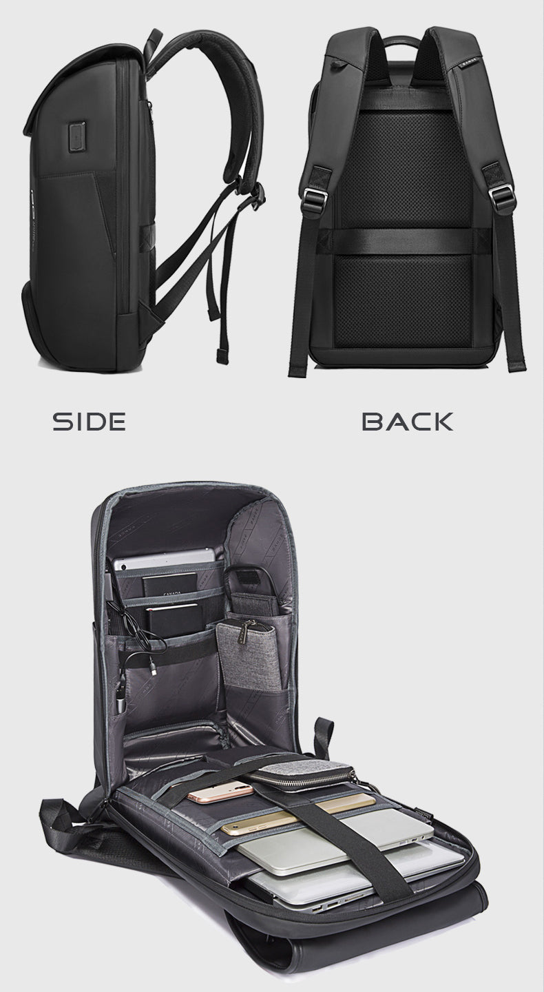 Bange Scorch 15.6inch Business Multi Compartment Stylish Antitheft Laptop Backpack with USB Charging Port
