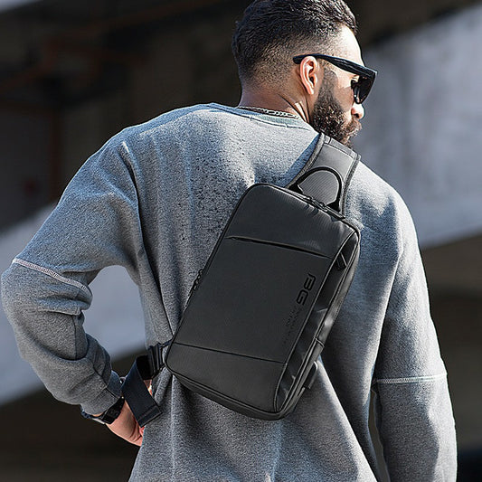 Bange Hover Multi Compartment Light Travel Sling Bag with USB Charging Port