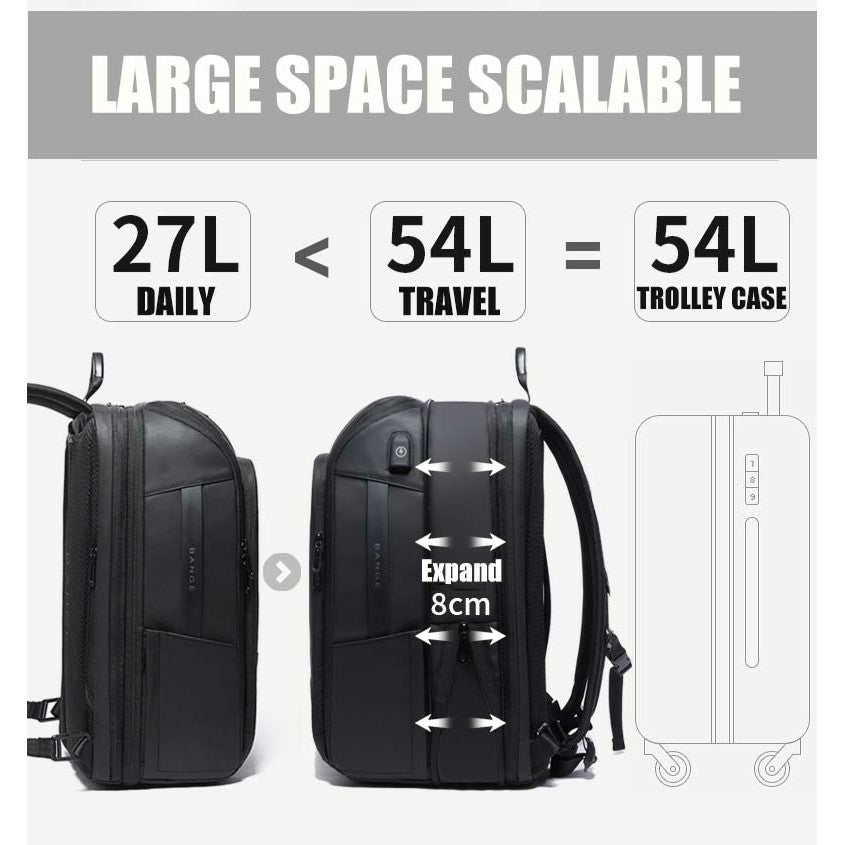 Bange Ionic Travel Laptop Backpack (15.6)