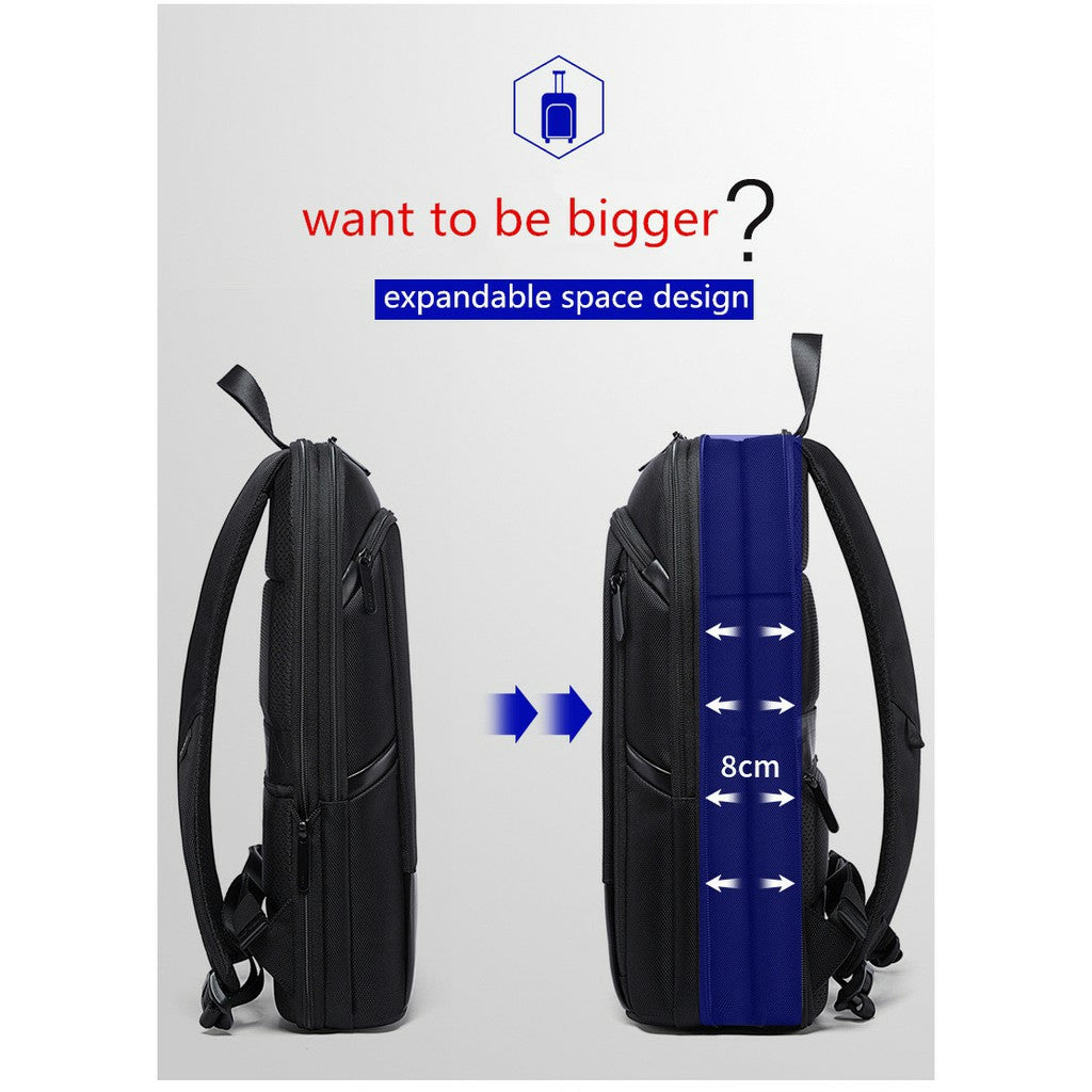 (15.6"/17.3'')Bange Gazon Expandable Light Water Resistant Anti-Theft Business Laptop Backpack Laptop Bag