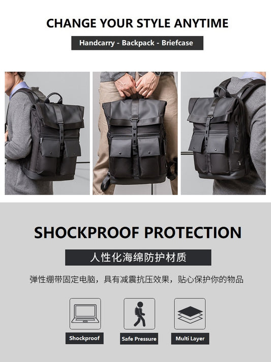 Bange Lubby Multi Compartment Big Capacity Water Resistant Business Hidden Pocket Sport Travel Laptop Backpack