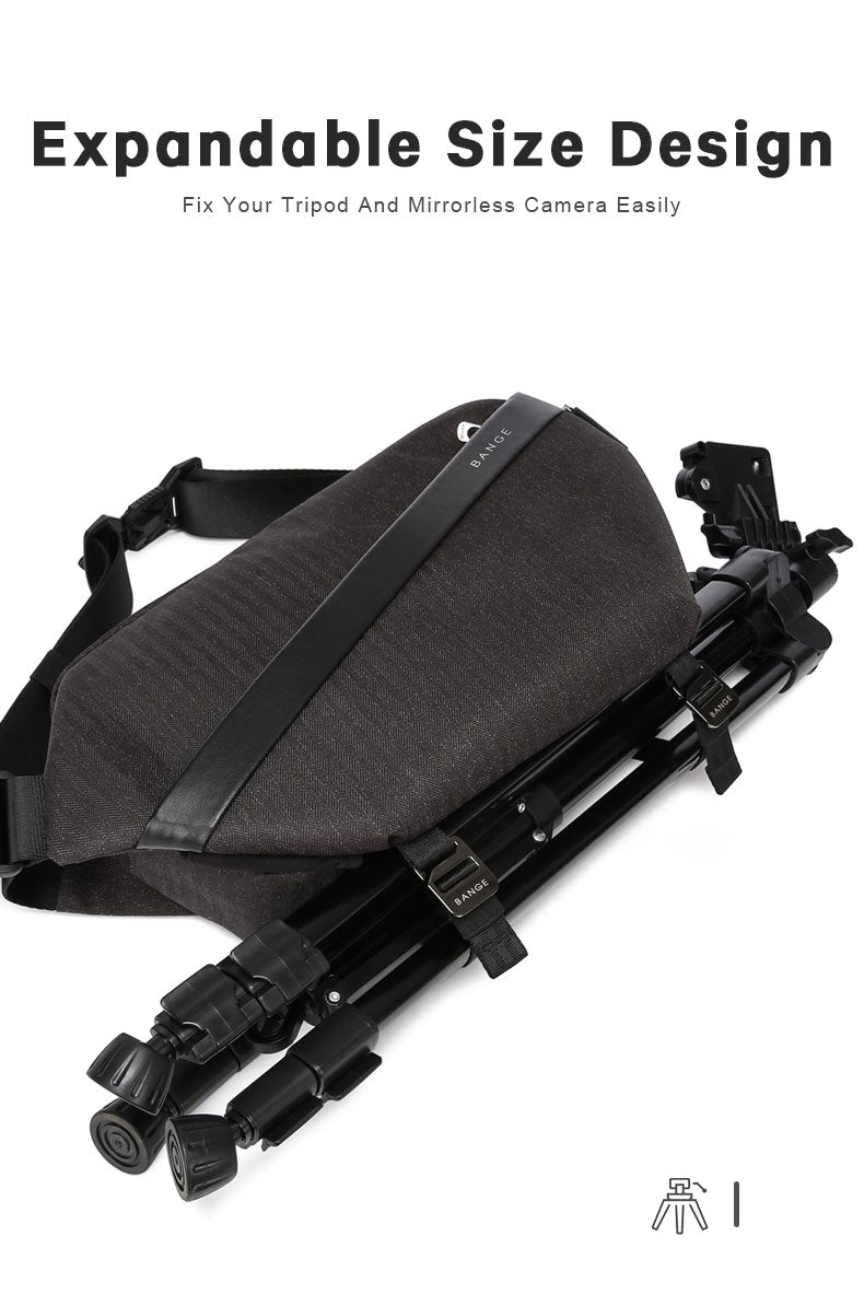Bange Ares Multi Compartment Travel Water-Resistant Sling Bag