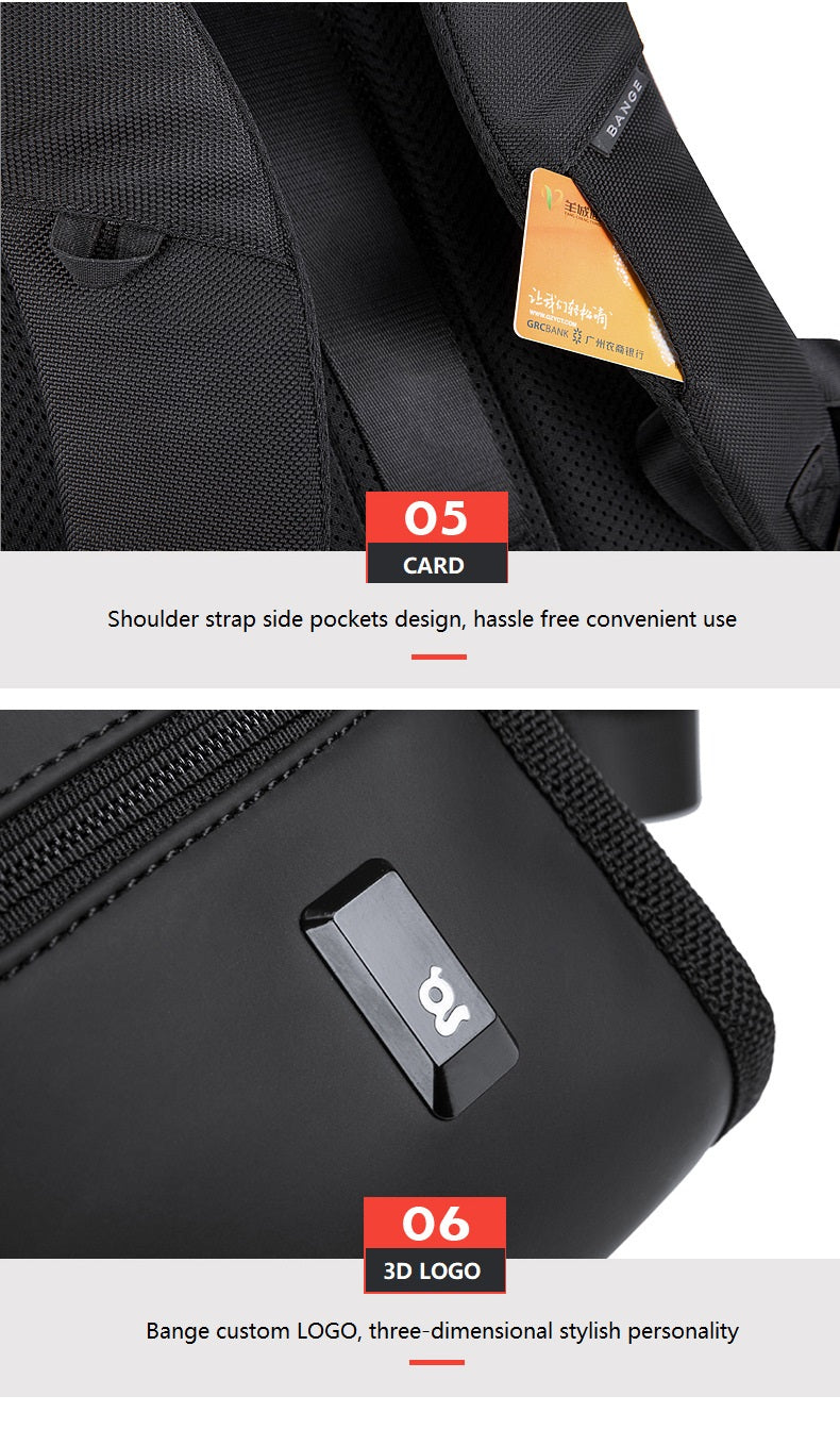 Bange Rubby 15.6inchBusiness Multi Compartment Water Resistant Laptop Backpack